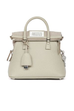 Borsa tote 5AC Classique mini beige chiaro MAISON MARGIELA | S56WG0082P4455T8049